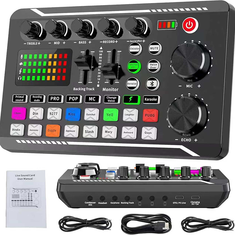 Audio Music Voice Changer - Scheda Audio F998 per Live Streaming,