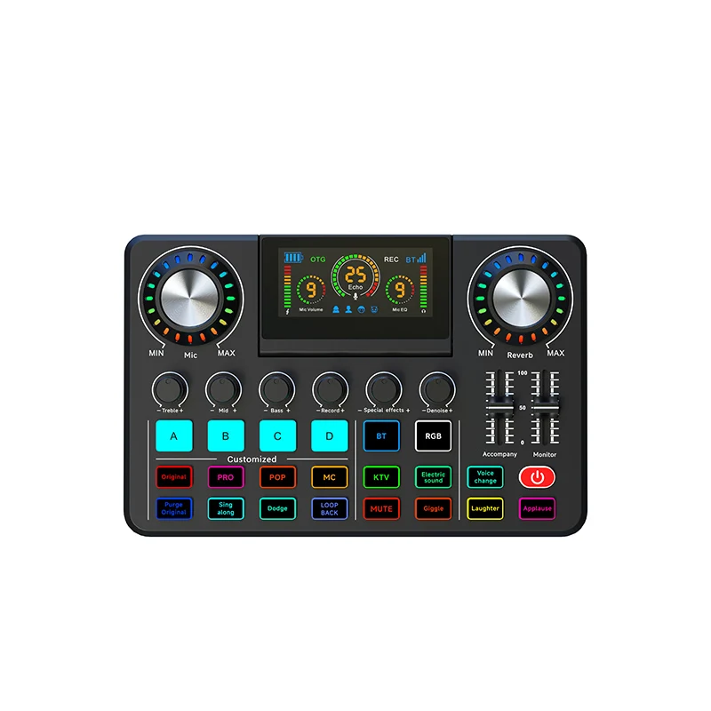 Audio Music Voice Changer - F668 Mixer audio, scheda audio per