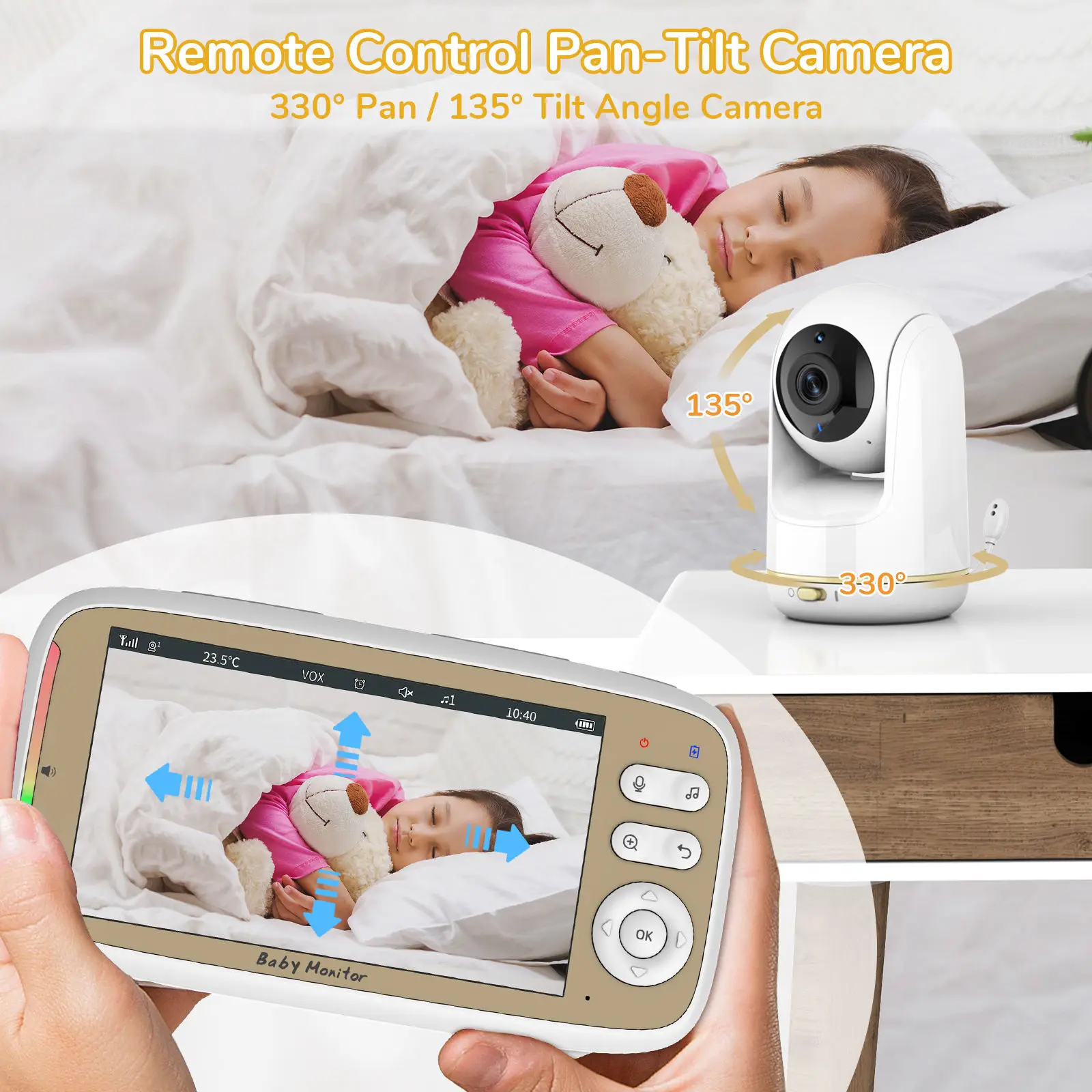 VB803 PRO Baby Monitor, con te - Audio Music Video recensione e prezzo