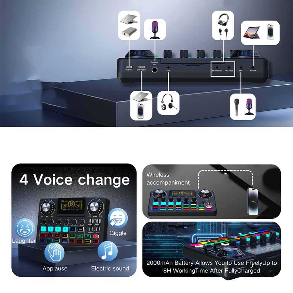 Mixer Audio A20I, Scheda Audio - Audio Music Voice Changer recensione e prezzo