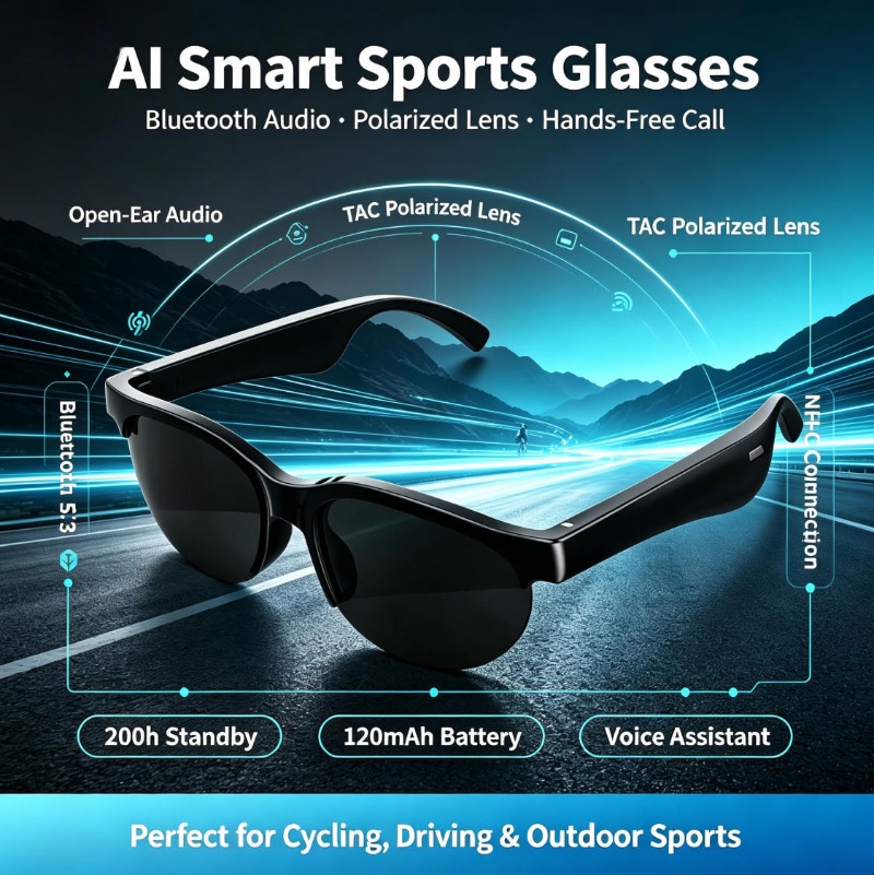 Occhiali Sportivi Intelligenti - Audio Music For recensione e prezzo