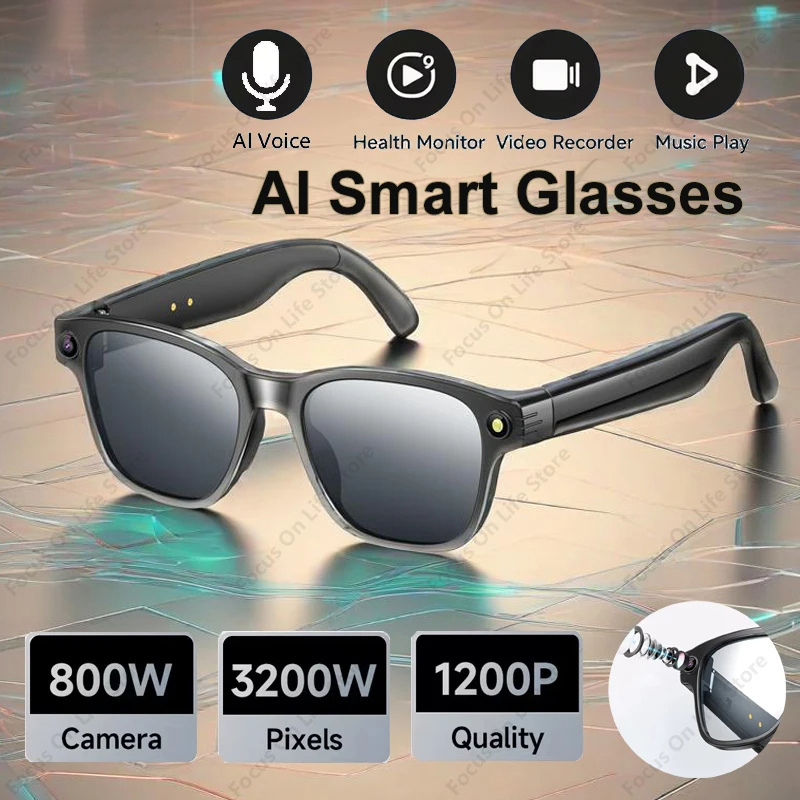 Occhiali Smart AI con Fotocame - Audio Music Video recensione e prezzo