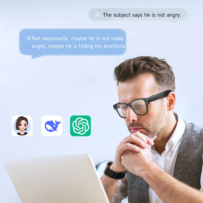 Occhiali Smart AI con Fotocame - Audio Music Video recensione e prezzo