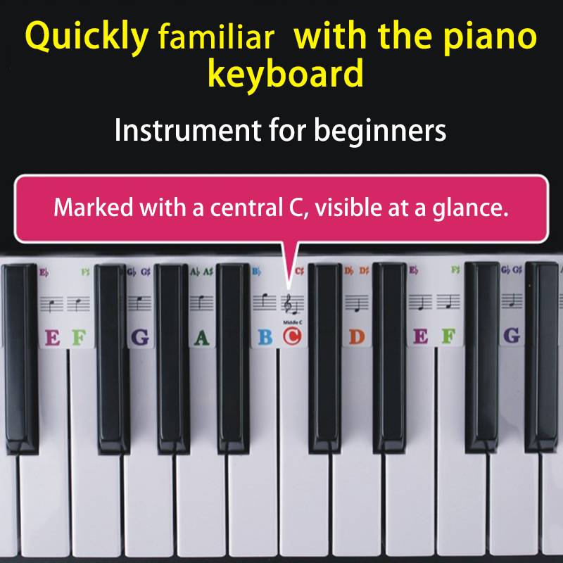Guida alle note di pianoforte  - Keyboard Piano 61 Key recensione e prezzo