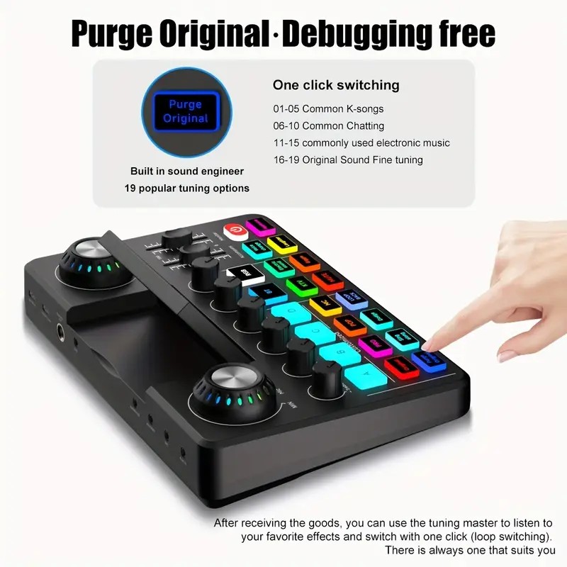 Mixer audio, scheda audio dal  - Audio Music Voice Changer recensione e prezzo