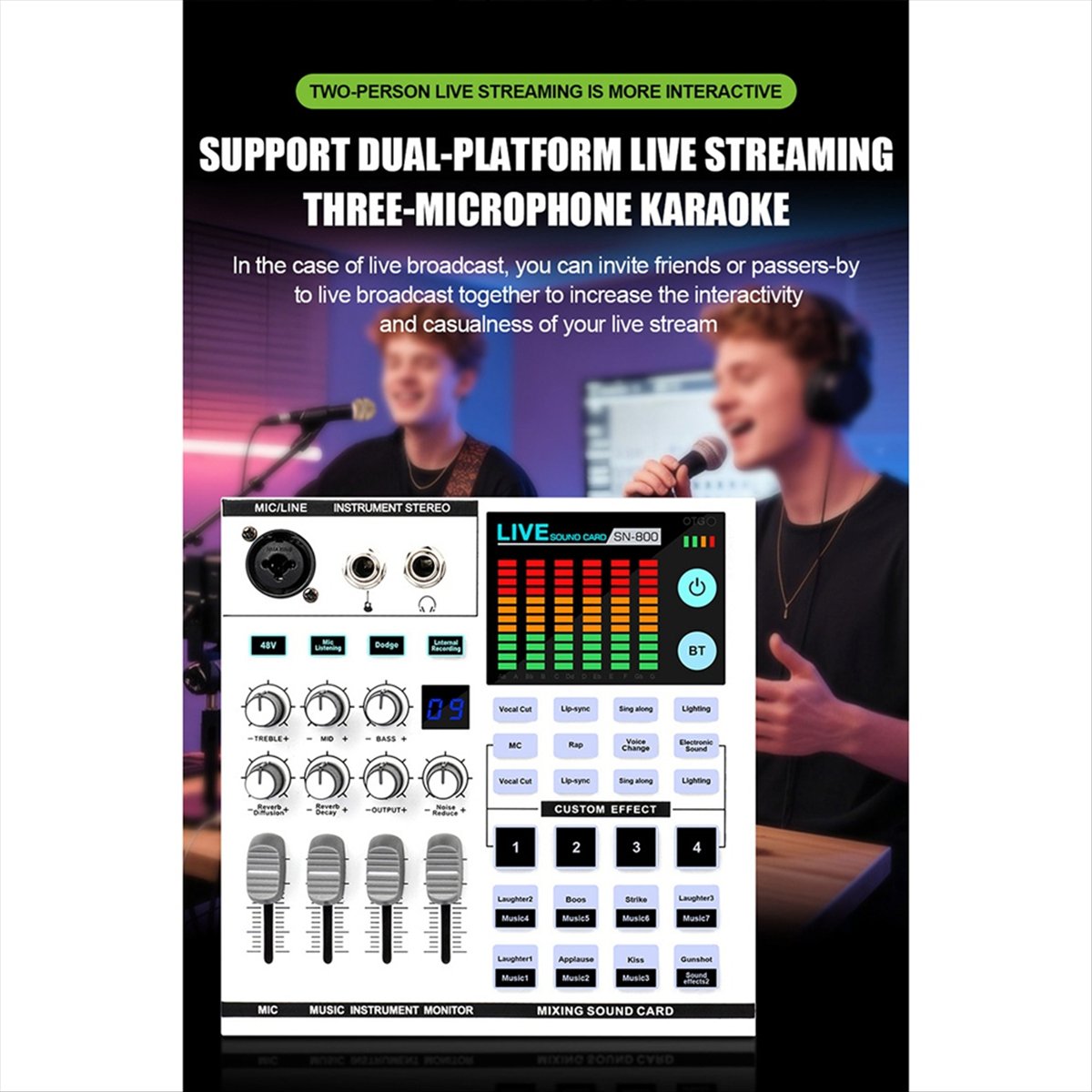 Scheda Audio DTC5 SN800 per Tr - Audio Music Voice Changer recensione e prezzo